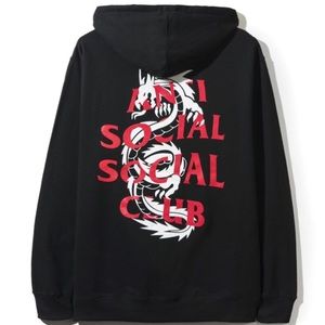 Garden Grove Anti Social Social Club Black Hoodie